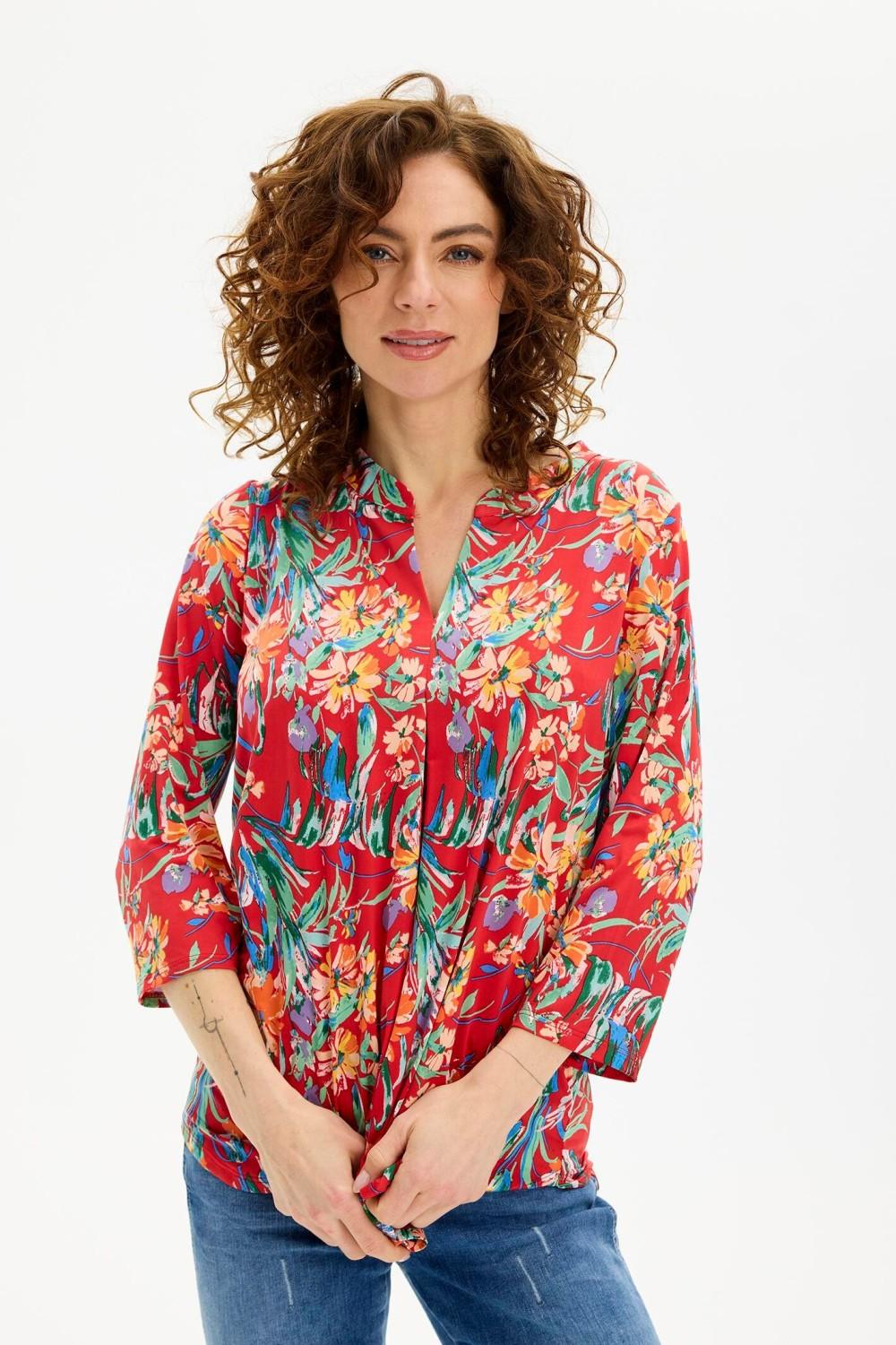 In Front bluse - Maracol blouse 3/4 sleeves