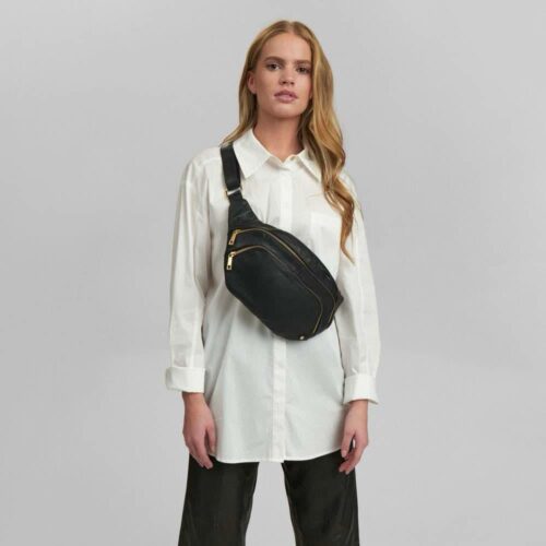 Depeche bumbag - 16550 creme - sort - Bilde 2