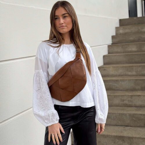 Depeche bluse med blondearm - Sylvie blouse