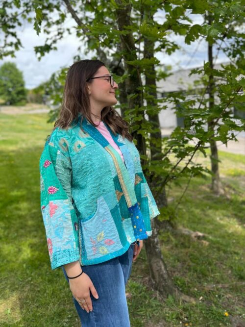 Wauw jakke - Gitte jacket turkis
