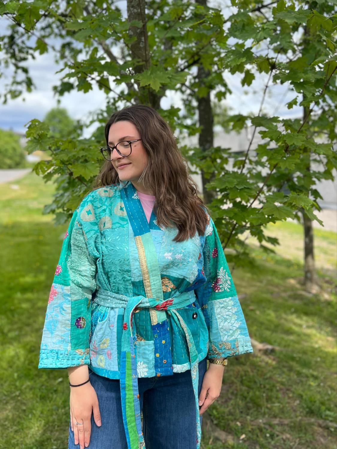 Wauw jakke - Gitte jacket turkis