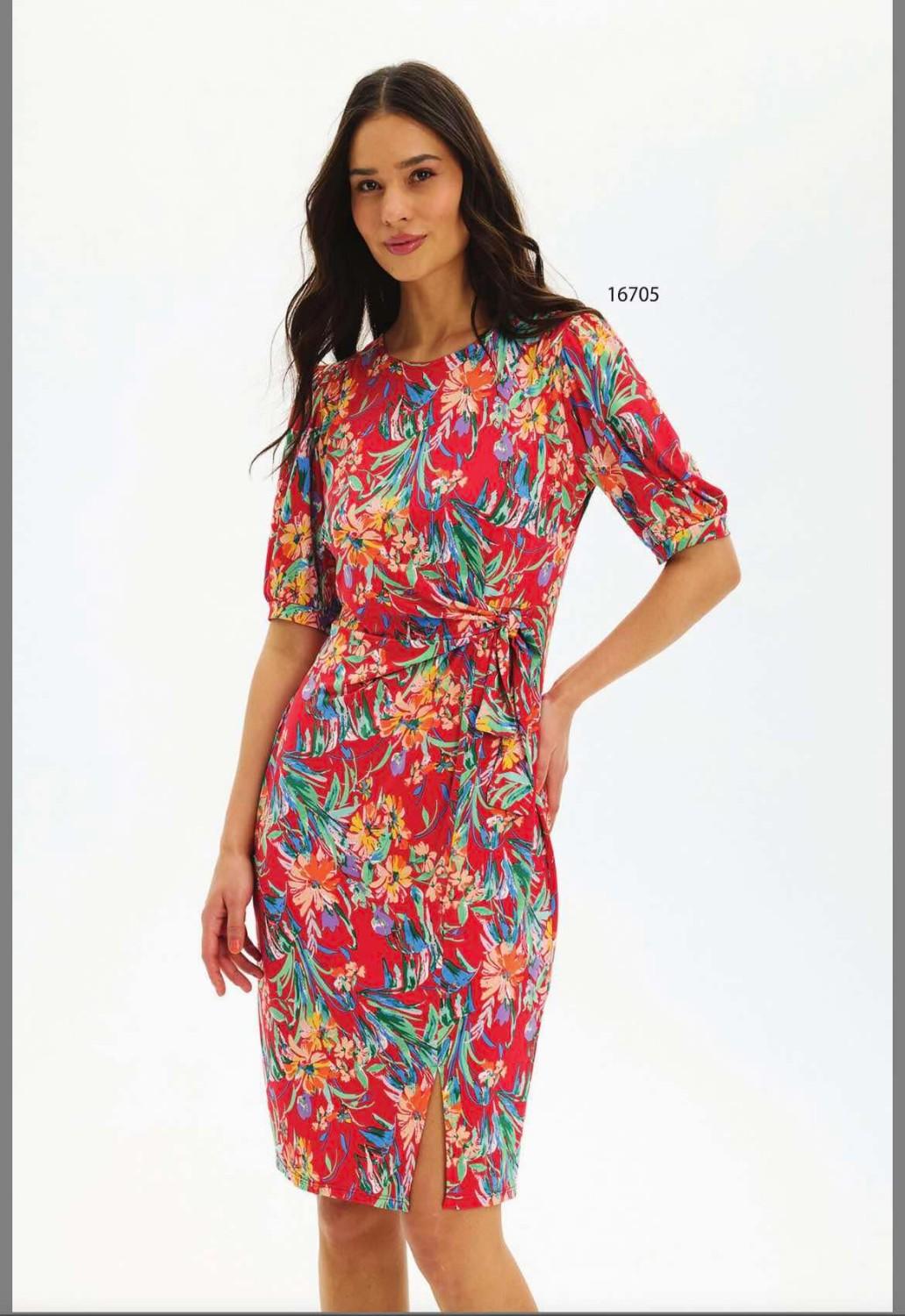 In Front kjole - Rosy dress 1/2 sleeves