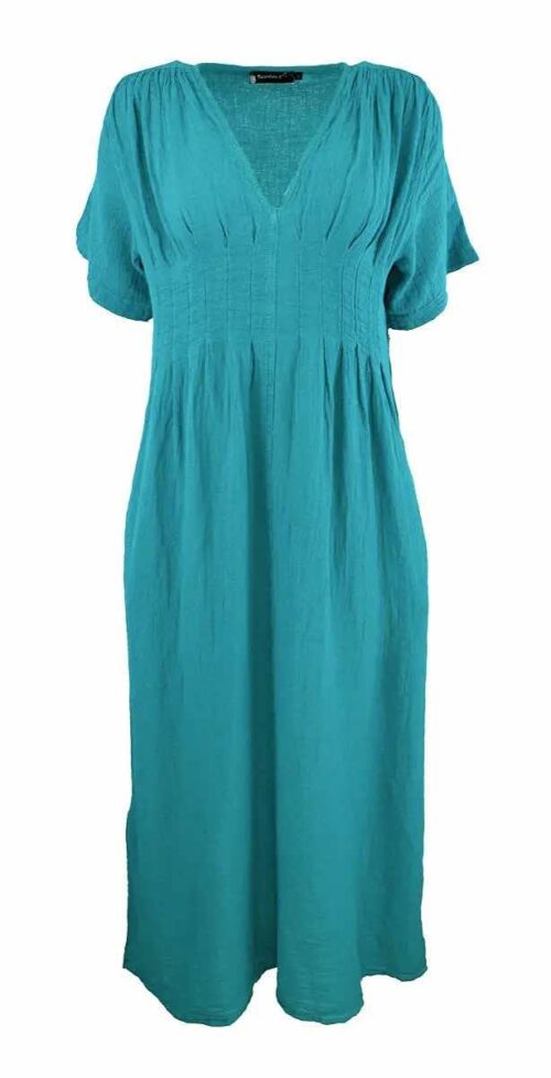 Dress long s.s. bias
