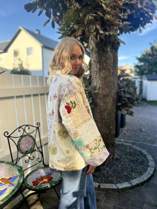 Gitte jacket - creme - Bilde 3