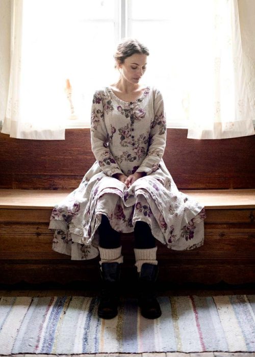 Olars Ulla kjole - Kralle flower