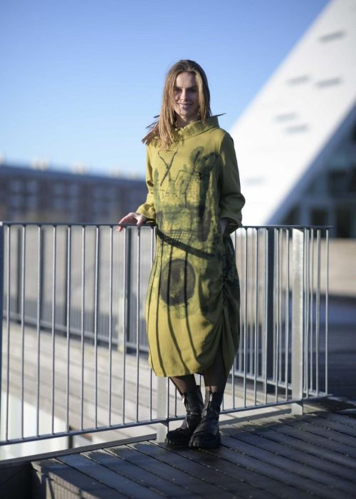 E Avantgarde - kjole olivengrønn