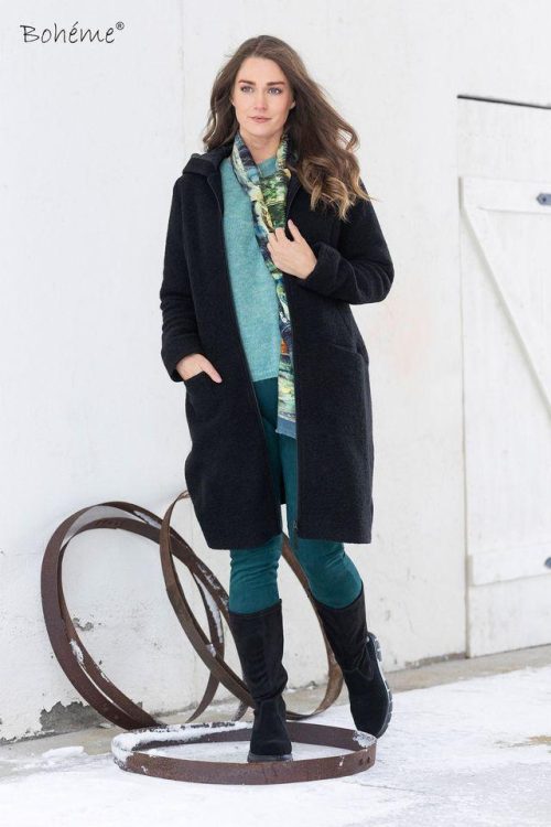 Boheme genser - alpakka vintage blue - Bilde 4