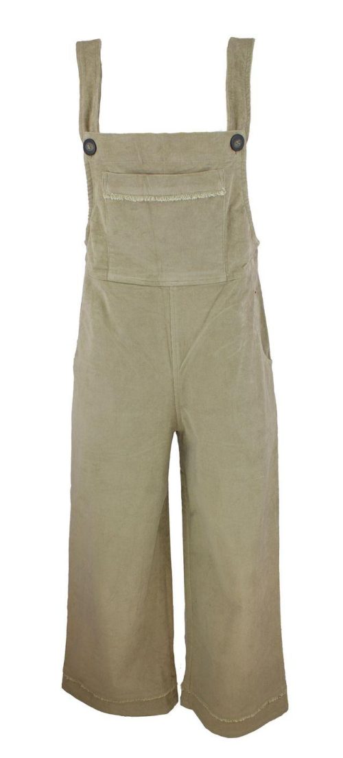 Boheme Jumpsuit - cord - beige - grønn - Bilde 5