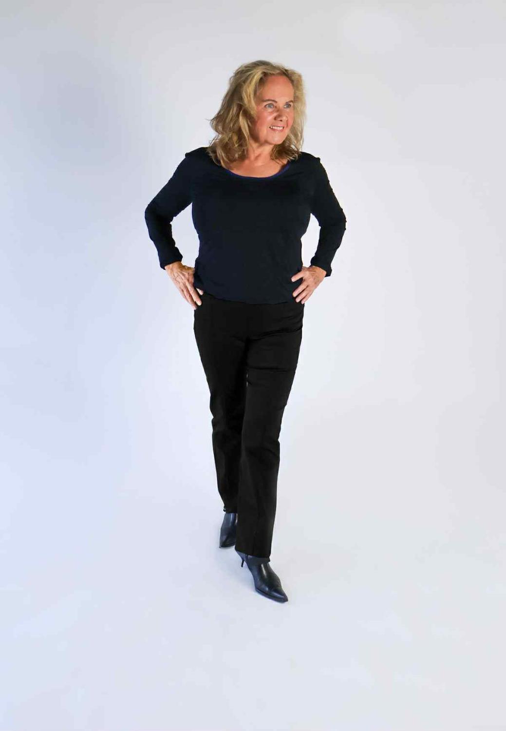 Laurie bukse - Rouge Slender SL - sort