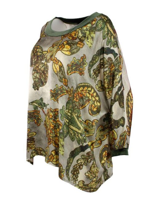 Boheme topp - petrol - oliven - Bilde 4