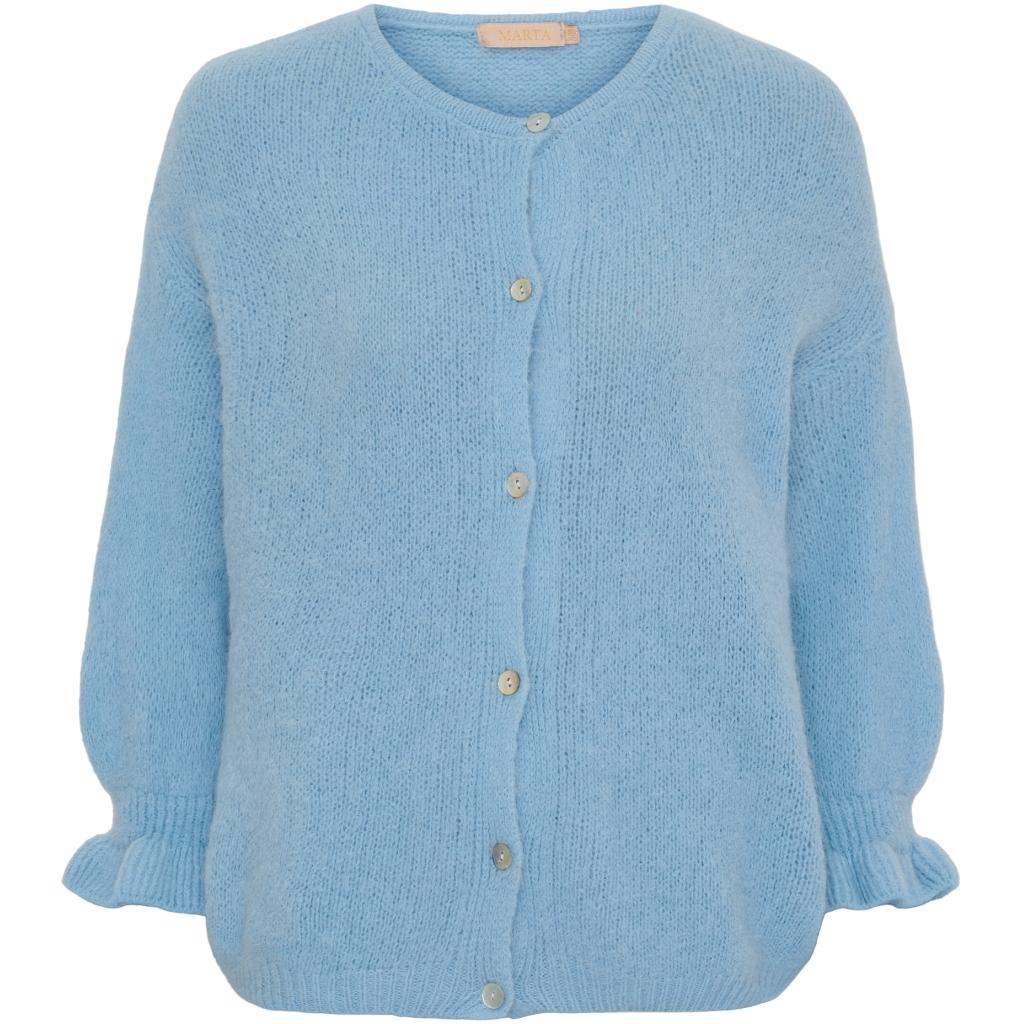 Marta du Chateau cardigan - Juliana knit celeste