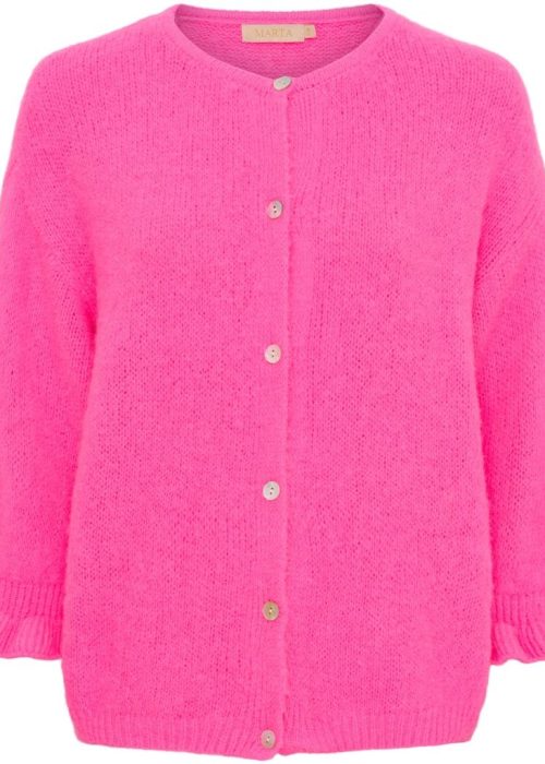 Marta du Chateau cardigan - Juliana knit fuxia