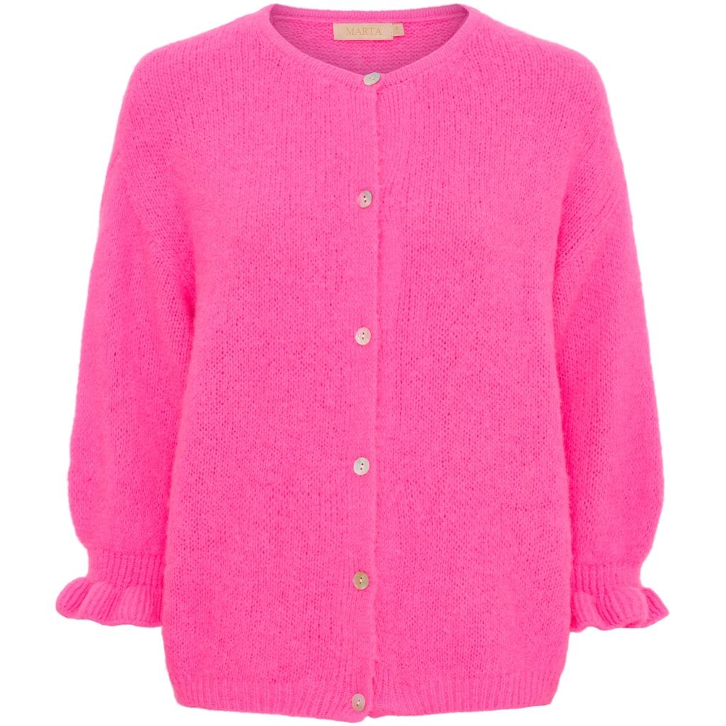 Marta du Chateau cardigan - Juliana knit fuxia