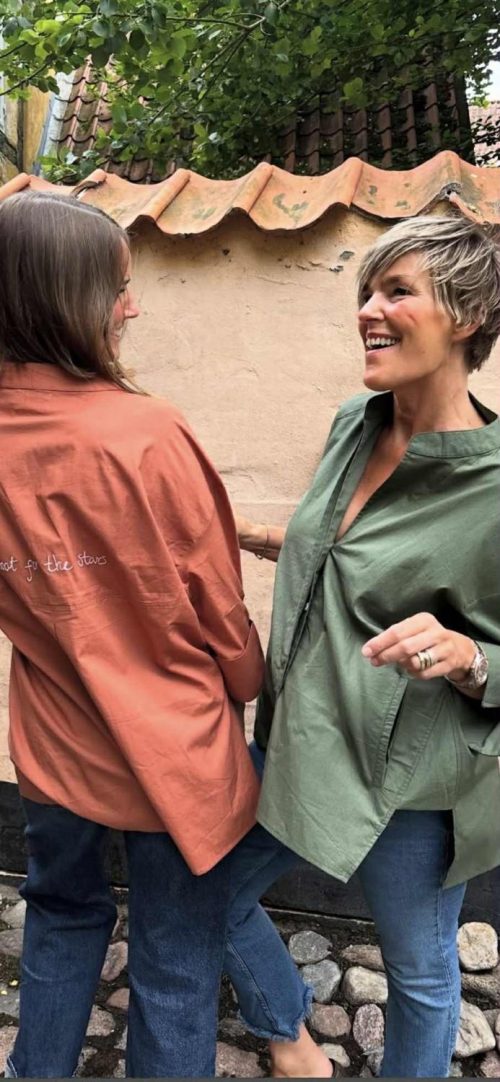 Wauw skjortebluse - Luna olive green - Bilde 2