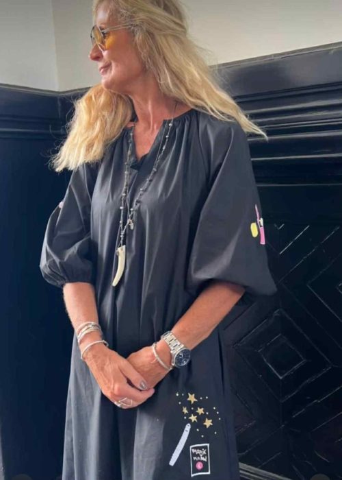 Wauw kjole - Oyster dress black