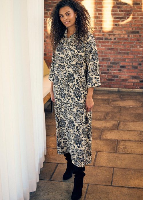 Elton kjole - black & white