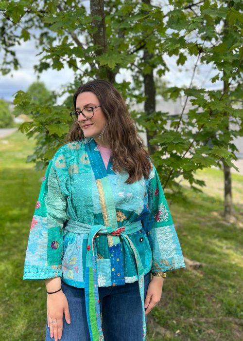 Wauw jakke - Gitte jacket turkis