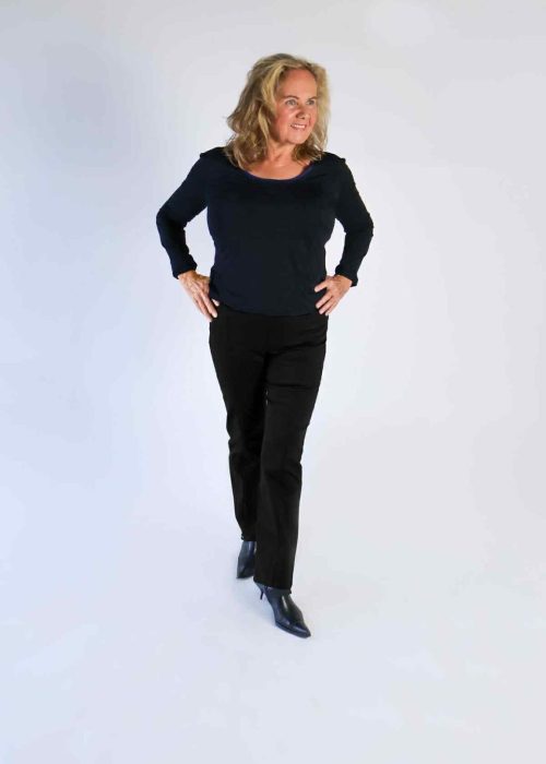 Laurie bukse - Rouge Slender SL - sort