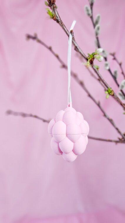 Dazzle & Dawn påskeegg - Bubble Ornamenter Egg Bubblegum pink