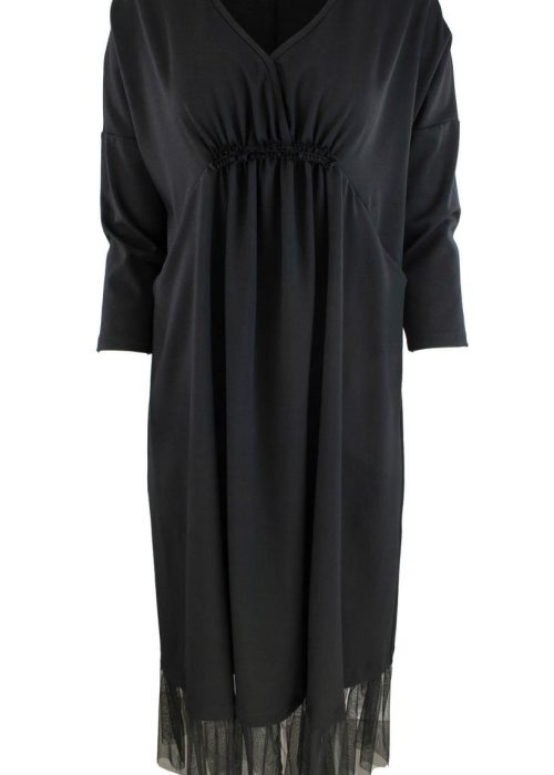 Bohème kjole - sort med tyll