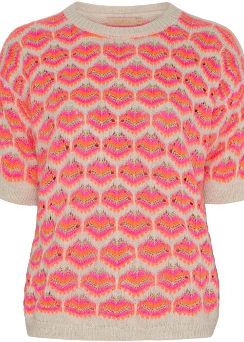 Marta du Chateau topp- Alexandrine Knit multicolor