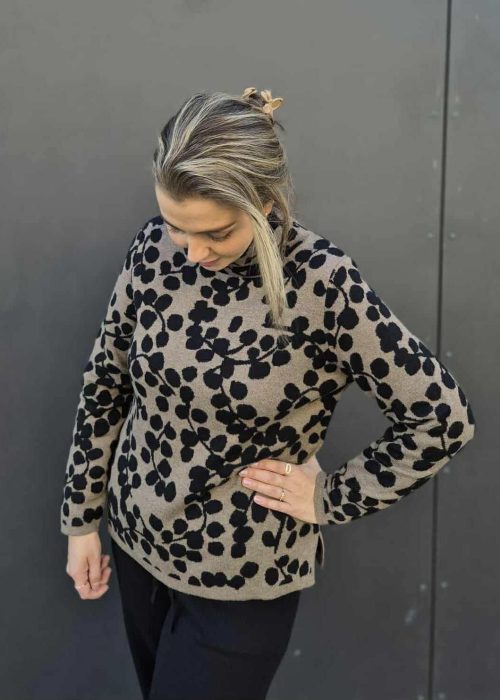 Mansted strikket genser - Nanna