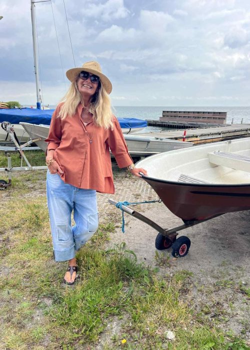 Wauw skjortebluse - Luna amber brown