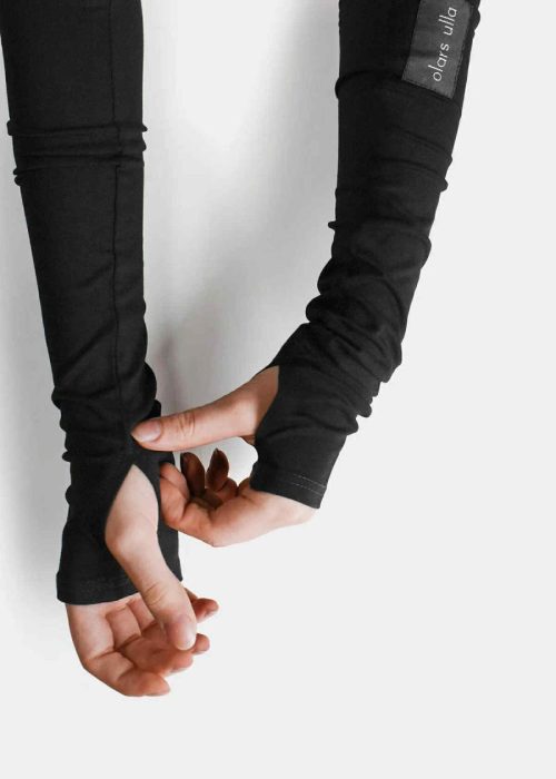 Olars Ulla håndleddsvarmere - viskose sort