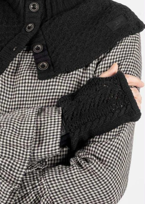 Olars Ulla håndleddvarmer i ull - sleeves sort