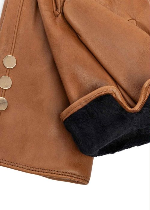 Hanske fra RE:DESIGNED - Hana cognac