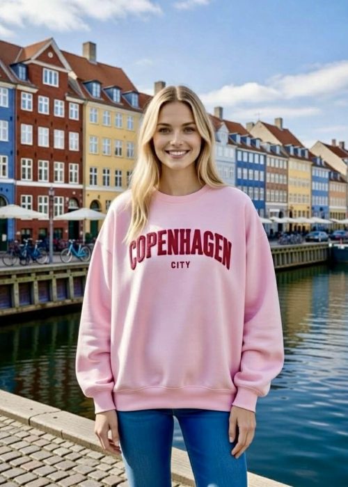 Copenhagen collegegenser - rosa Cabana Living