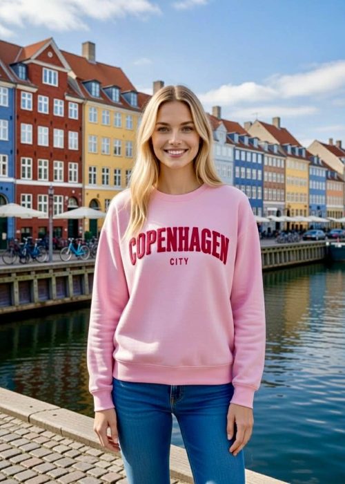 Copenhagen collegegenser - rosa Cabana Living