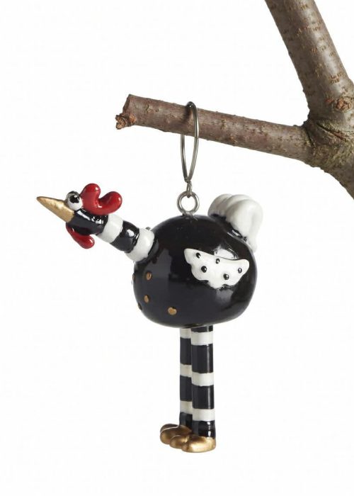 Hengende høne - Gyllenkrok - sort