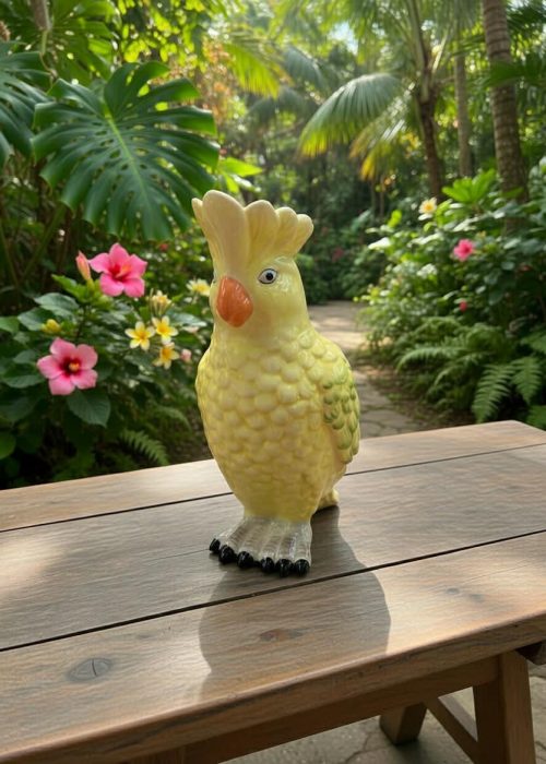 EDG papegøye-vase - gul