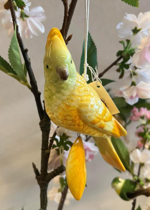 EDG papegøye - heng - gul