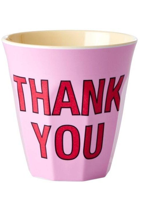 RICE kopp - Thank You - rosa - melanin 33cl