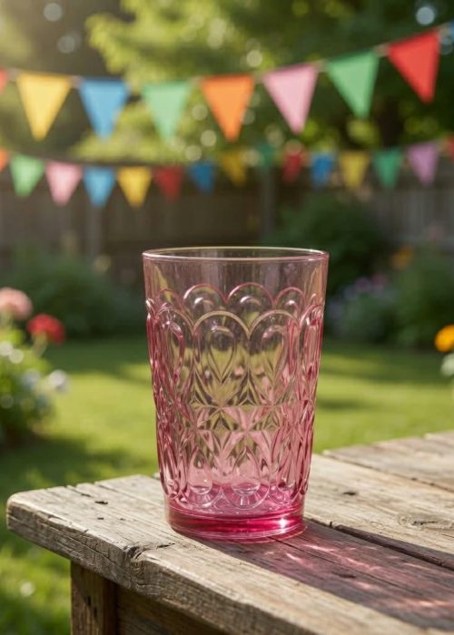 RICE glass - rosa akryl 50 cl