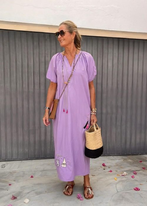 Wauw kjole - Oyster dress - lavendel