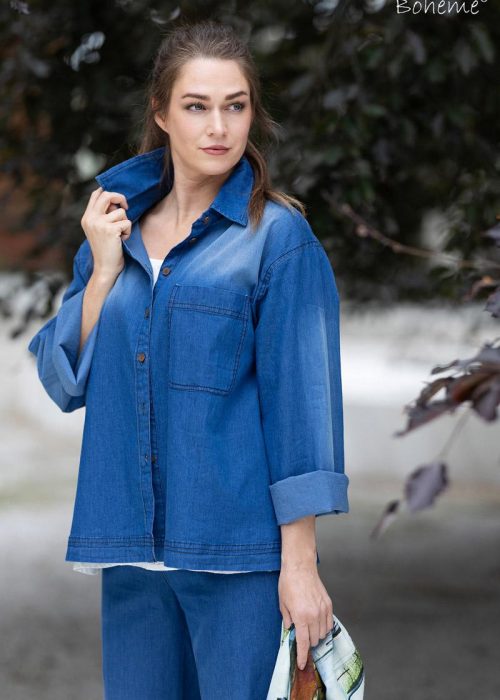 Boheme denimskjorte - Shirt denim light