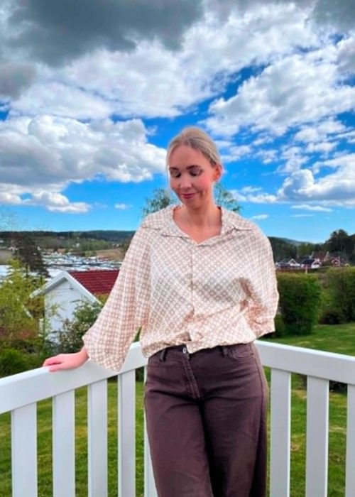 Kriss of Norway bluse - beige