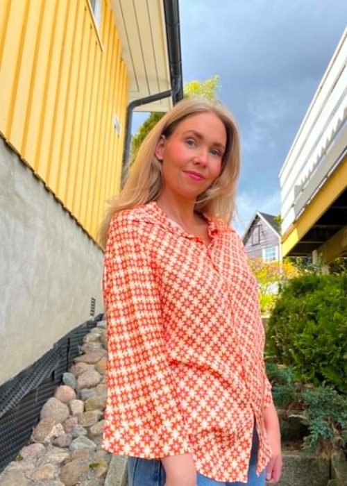 Kriss of Norway bluse - oransje