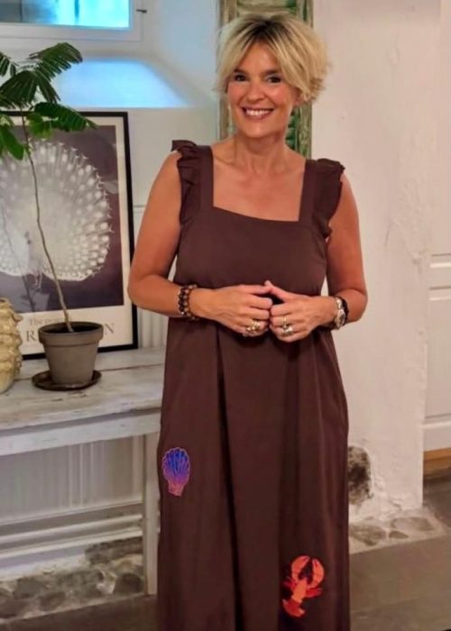 Wauw solkjole - Lobster summer dress