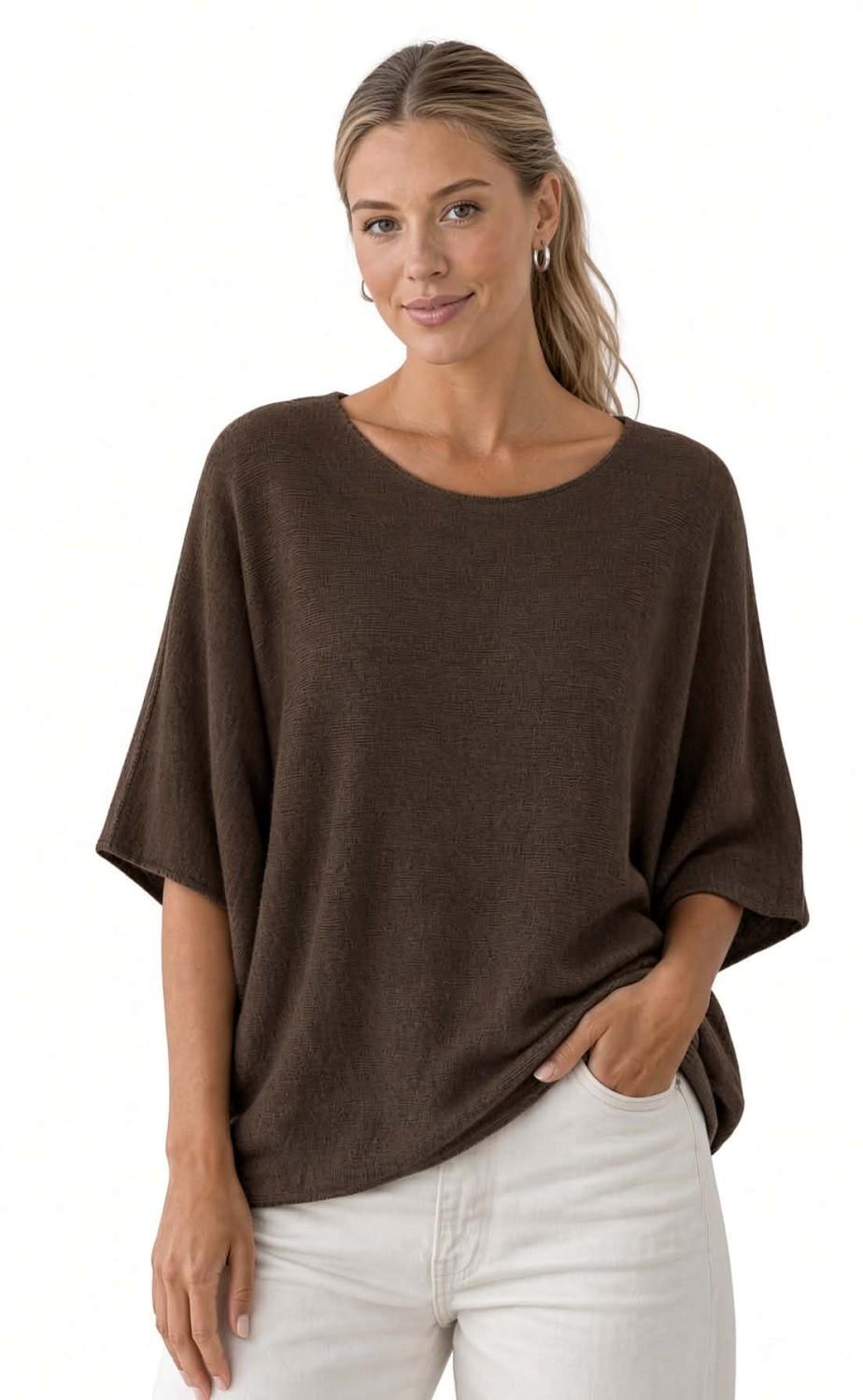 Marta du Chateau topp - Sia Knit brown