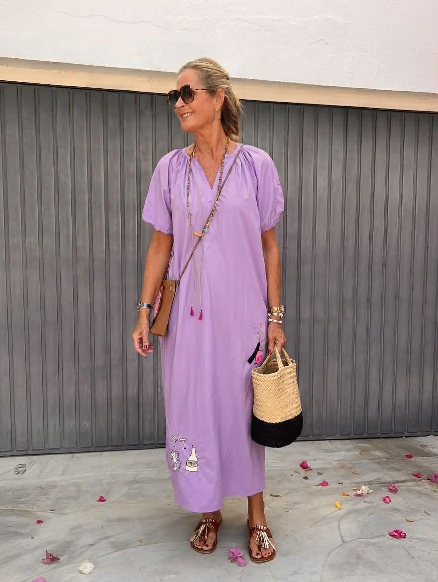 Wauw kjole - Oyster dress - lavendel