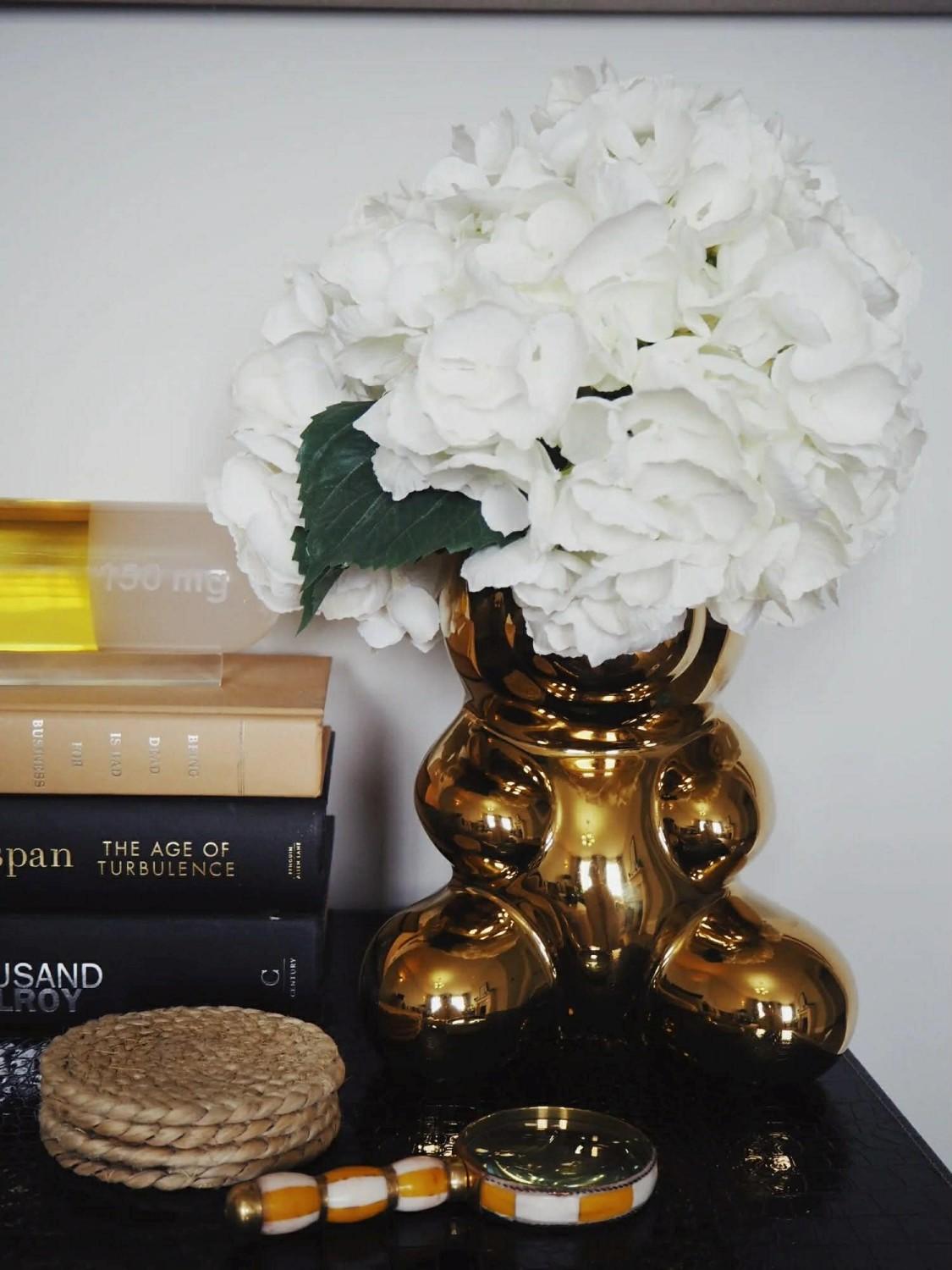 Crystal Haze Nostalgia Bear vase - gull