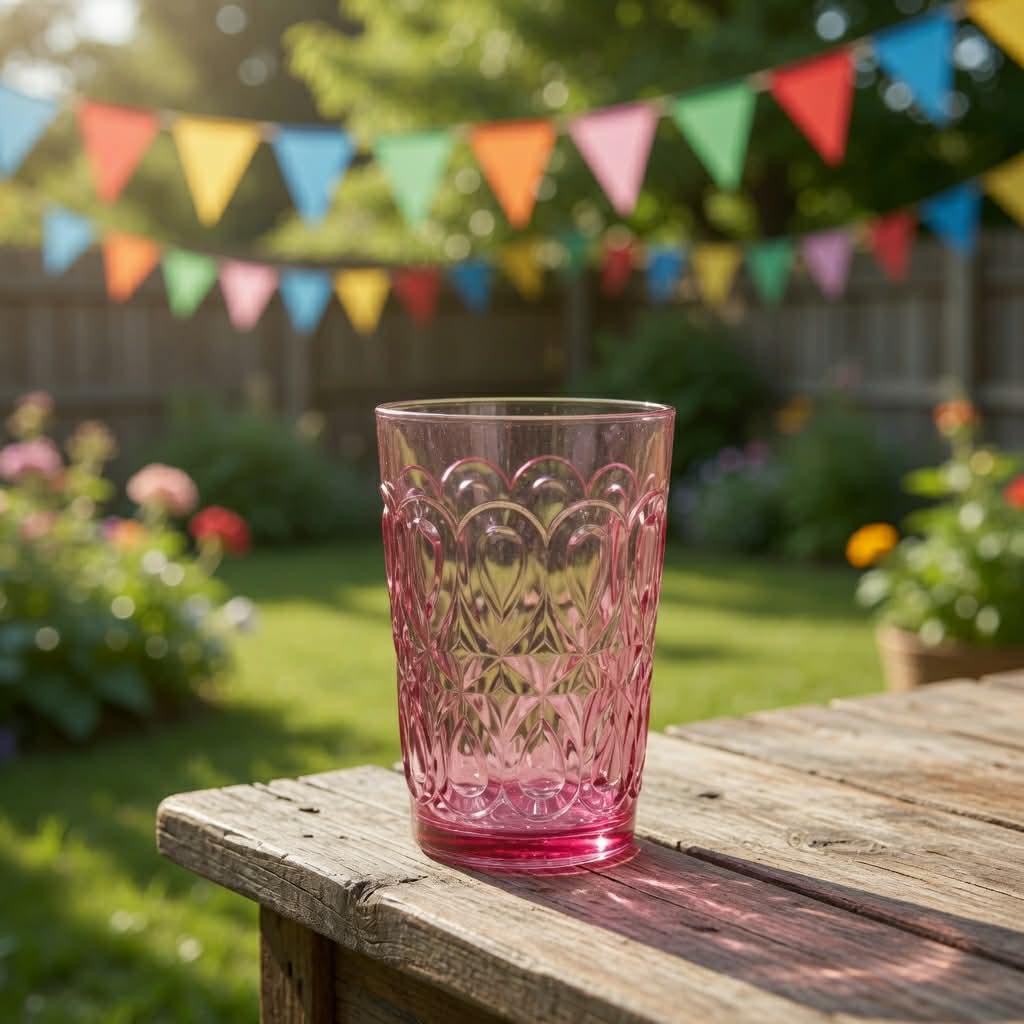 RICE glass - rosa akryl 50 cl