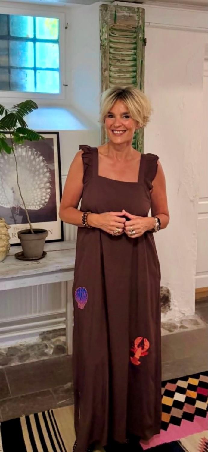 Wauw solkjole - Lobster summer dress