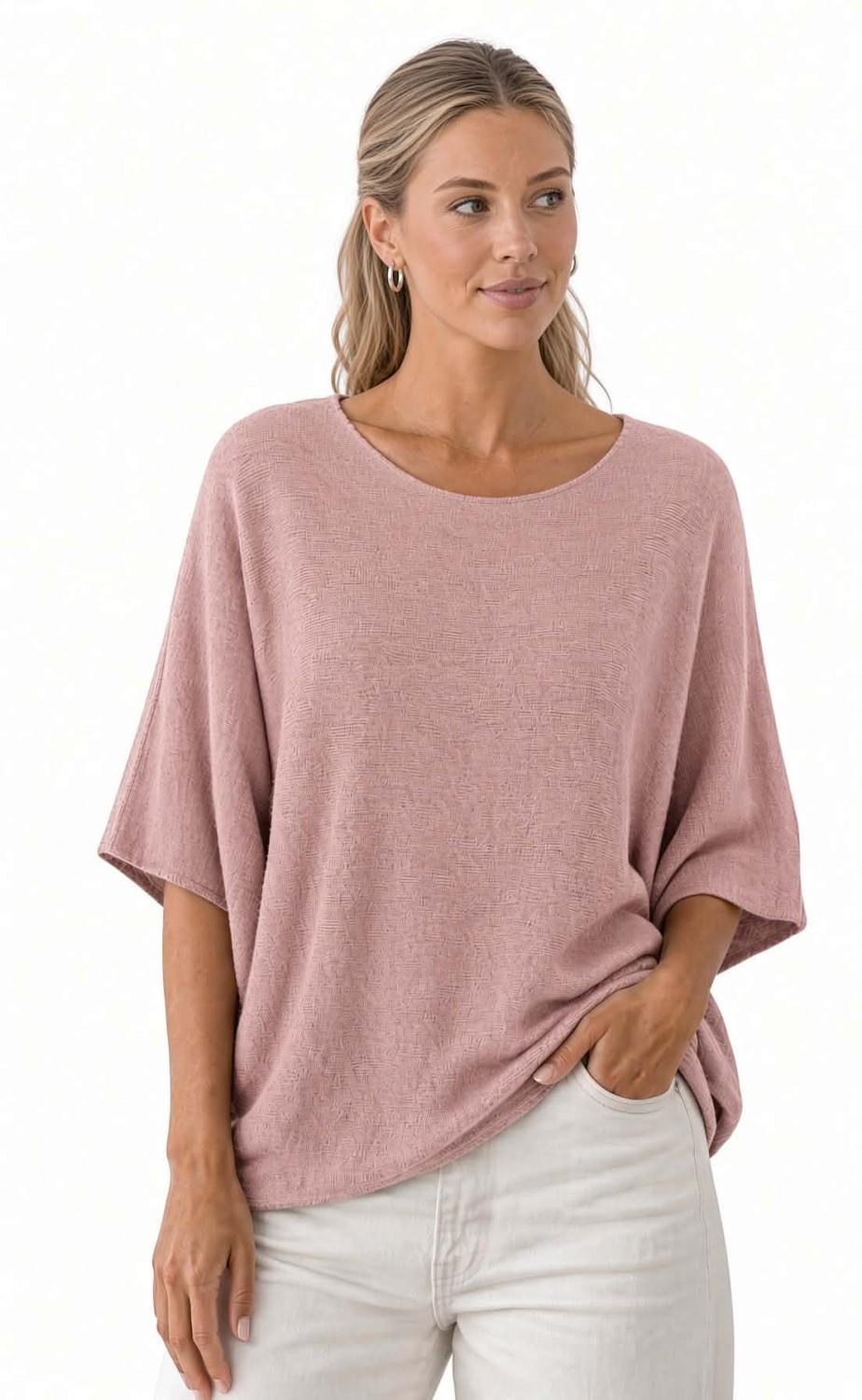Marta du Chateau topp - Sia Knit old rose